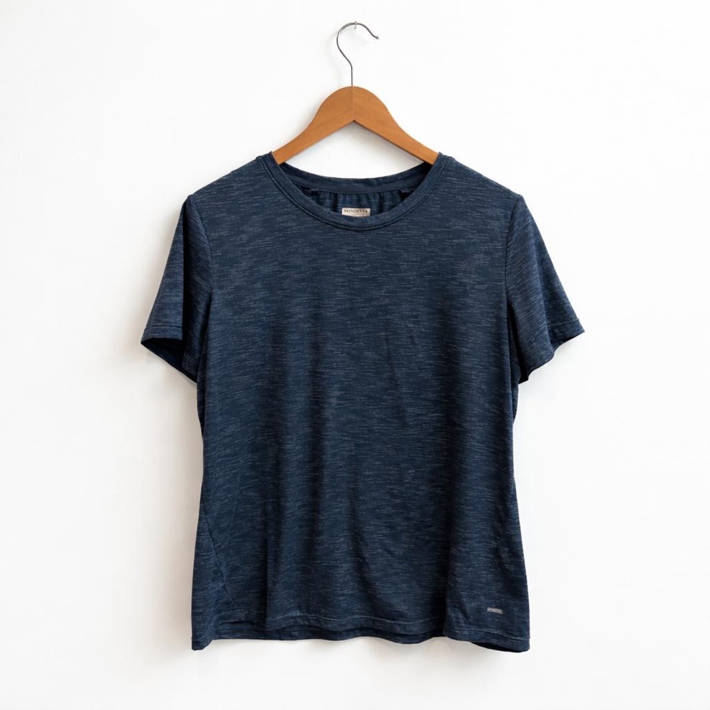 Mondetta Heathered Blue Performance T-shirt
